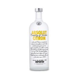 Absolut Citron Flavoured Vodka 1L